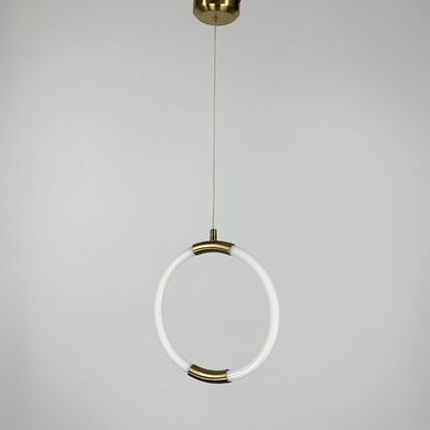 Дизайнерський латунний підвіс круг з гнучкою LED стрічкою Mj 60/1