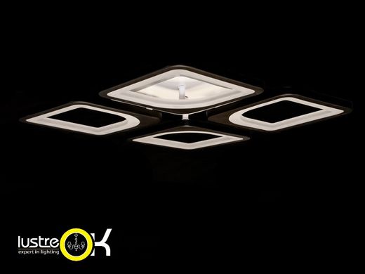 Люстра светодиодная потолочная S8060/4BK LED 3color dimmer