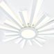 Потолочная люстра с диммером до 18 м² TERESA 100W-R- WHITE белая