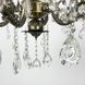 Підвісна кришталева люстра Crystal Life у бронзовому корпусі на 6 ламп 11549/6