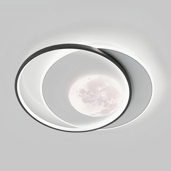 Люстра світлодіодна у формі місяця 7651/400-40*47