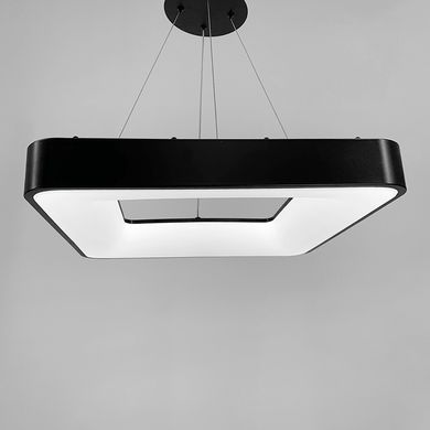 LED світильник підвісний квадрат Solvent в чорному корпусі 1903 SQ-480*480 BK