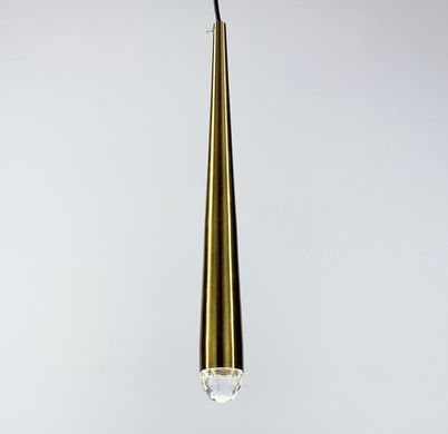 Дизайнерський підвісний світильник в латунному каркасі B38