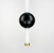 Led светильник Tube&Ball в черном цвете YG 517A/1 VL BK