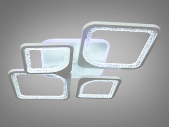 Люстра светодиодная потолочная Люстра с пультом MX2559/2+2WH LED 3color