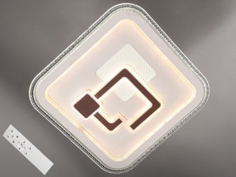 Светодиодная люстра с пультом MX1700-480x480D WH+CF