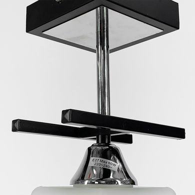Потолочный светильник DUO LINE в черном корпусе на 1 плафон 50611/1
