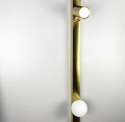 Лінійний настінний світильник зі спотом та матовим плафоном G 5703-800 AB