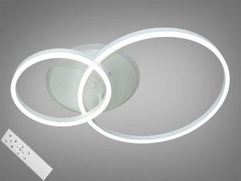 Світлодіодна люстра Люстра з пультом A3006/2WH LED 3color