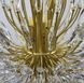 Хрустальная золотая люстра реплика Lily Buds на 9 ламп MD 8058 S Gold