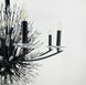 Хрустальная черная люстра реплика Lily Buds на 8 рожков-подсвечников MD 8058-8 Black