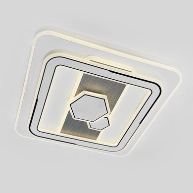 Люстра стельова світлодіодна з пультом квадратна 9515-500S