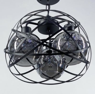 Современная люстра в стиле Loft на три стеклянных плафона 11532/3