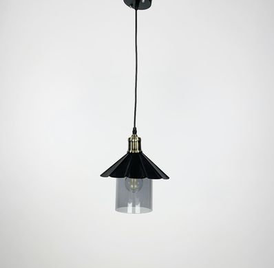 Подвесной светильник в стиле LOFT с плафоном графит или янтарь 11685/1