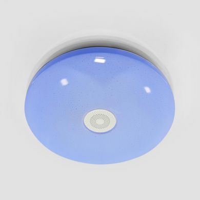 Світлодіодний смарт-світильник білий з пультом+блютуз колонка до 15 м² MUSIC RGB 60W R-APP