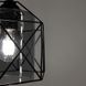 Светильник подвесной в черном корпусе со стеклянным плафоном 11770/1 BK