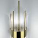 Роскошное настенное бра со стеклянными и металлическими трубочками WM 222/2 GD