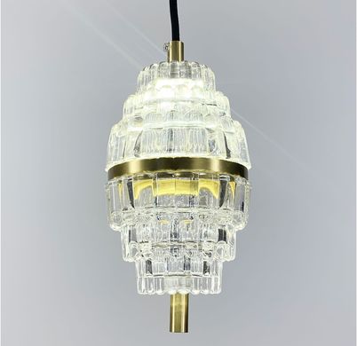Хрустальный светодиодный светильник золотого цвета SGA 9