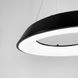 LED світильник круглий підвісний у чорному корпусі 1015-500 P BK