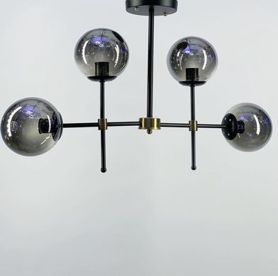 Серия светильников на 4/6 плафонов с рожками, регулируемыми 2007 BK+BK