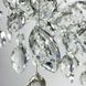 Вишукана срібна люстра DIAMINA з кришталевим камінням 33007 CH