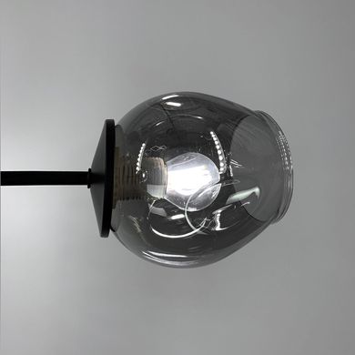 Современная потолочная люстра в черном корпусе на 3 плафона 91069/3 BK