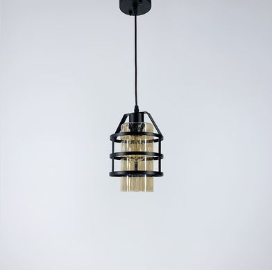Підвісний світильник у стилі Loft у чорному корпусі 11896/1
