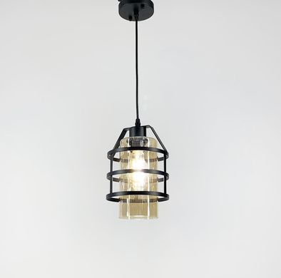 Підвісний світильник у стилі Loft у чорному корпусі 11896/1