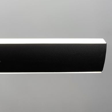 Лінійний чорний LED світильник з двостороннім світлом H 36L