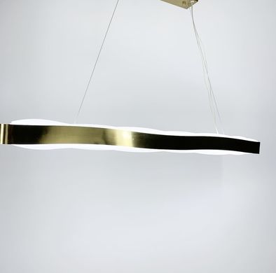 Дизайнерская удлиненная люстра в латунном каркасе J 220 L