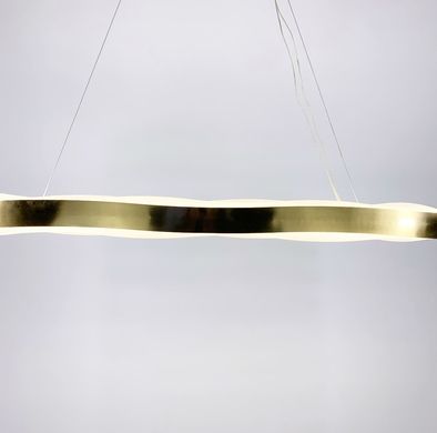 Дизайнерская удлиненная люстра в латунном каркасе J 220 L