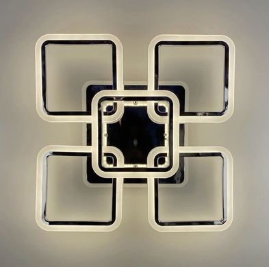 Стельова люстра LED на 4+1 ріжки квадратної форми A 2400/4+1 RGB CR