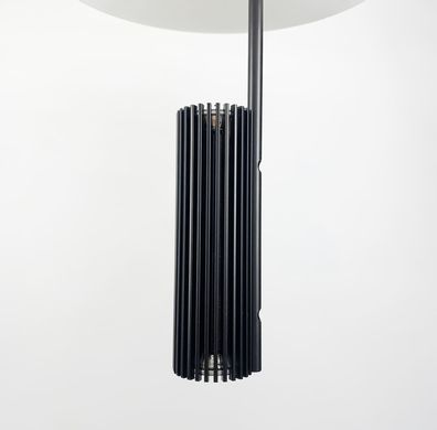 Дизайнерский 4-х ярусный светильник КРЫЛЬЯ СВЕТА с черным основанием MJ 14-360+680+360+215 BK